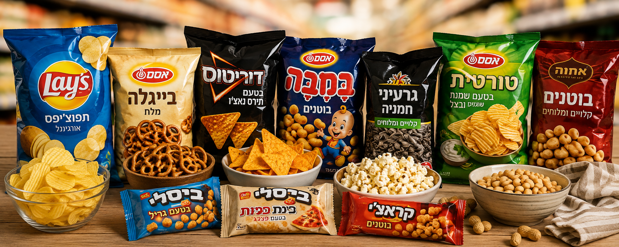 חטיפים מלוחים