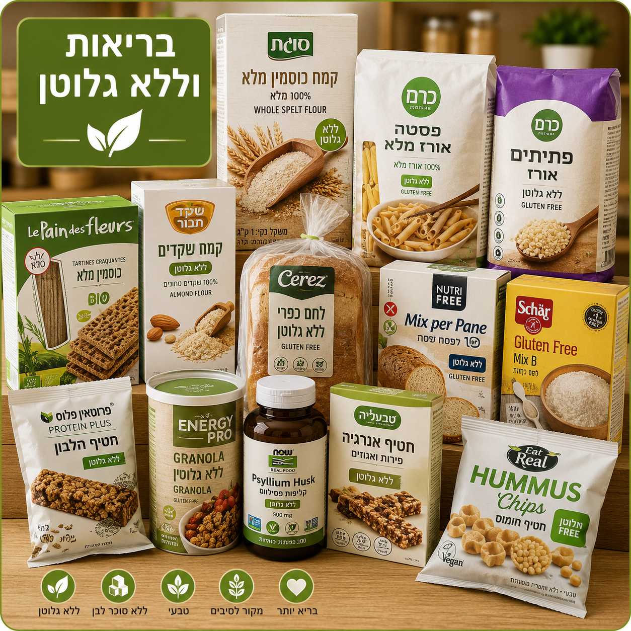 בריאות וללא גלוטן